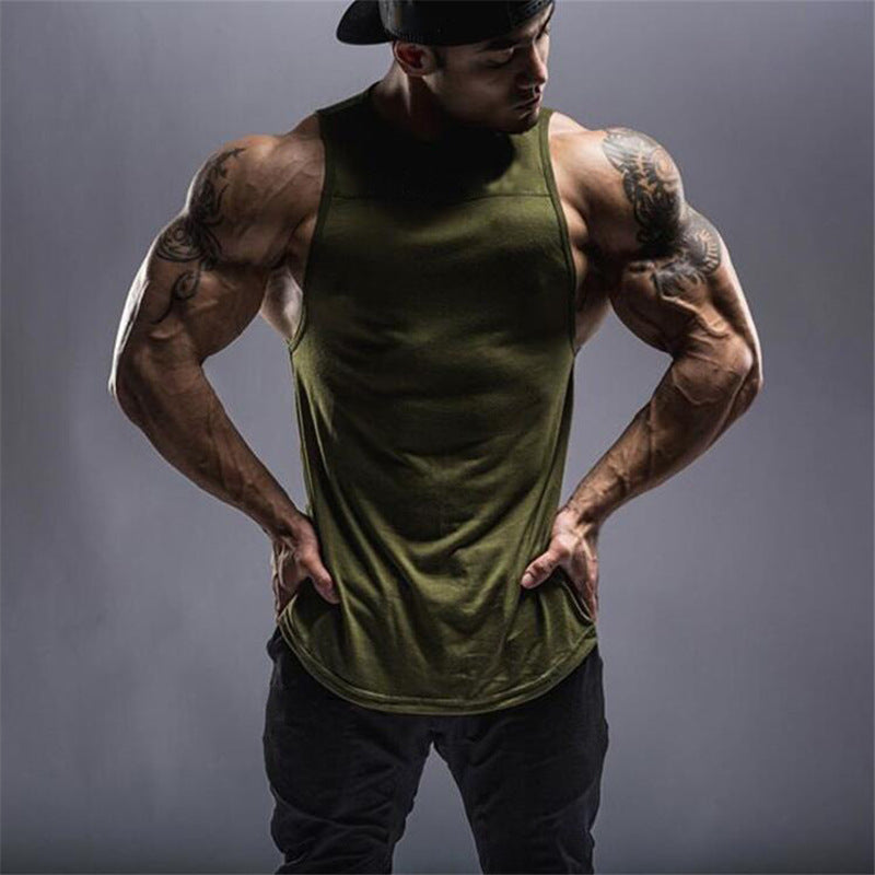 Blank Men's Bodybuilding Fitness Sports Vest